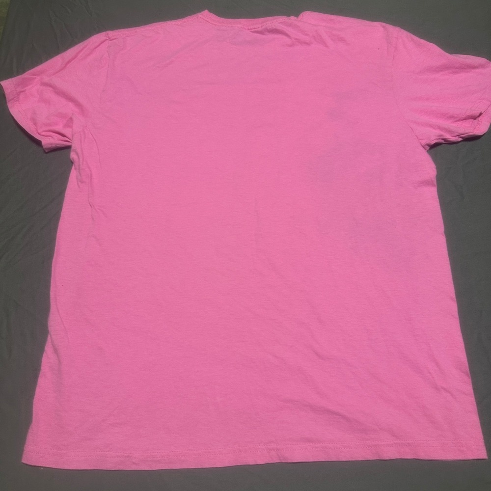 Arizona Mens Pine-Strawberry‎ Graphic T-Shirt XL Pink Short Sleeve Cotton Blend - Picture 2 of 5